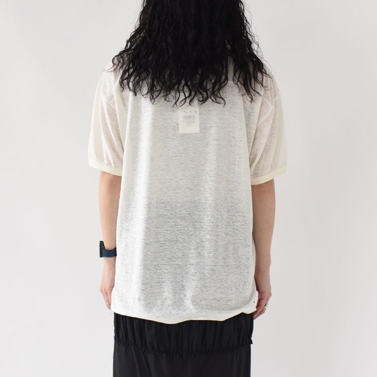 LINEN FOOTBALL TEE リネンフットボールT