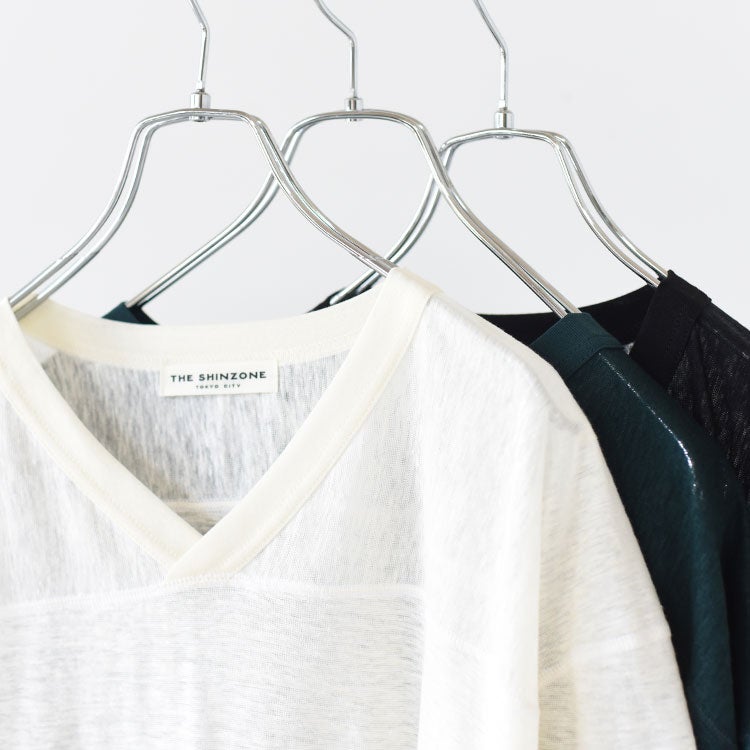 LINEN FOOTBALL TEE リネンフットボールT