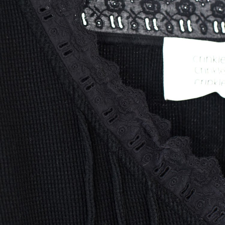 WAFFLE FRILL VEST ワッフルフリルベスト