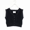 WAFFLE FRILL VEST ワッフルフリルベスト