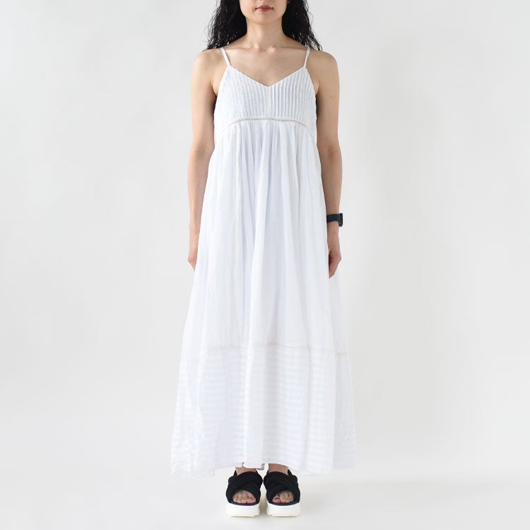 pintuck lace cami onepiece　ピンタックレースキャミワンピース