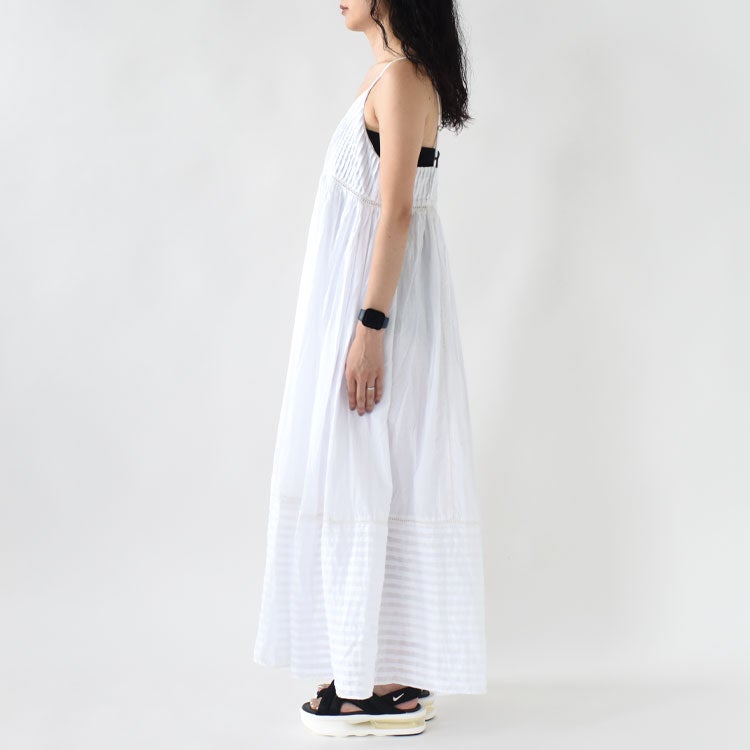 pintuck lace cami onepiece　ピンタックレースキャミワンピース