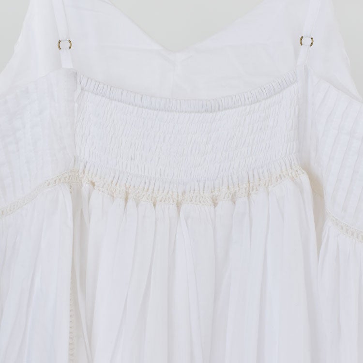 pintuck lace cami onepiece　ピンタックレースキャミワンピース