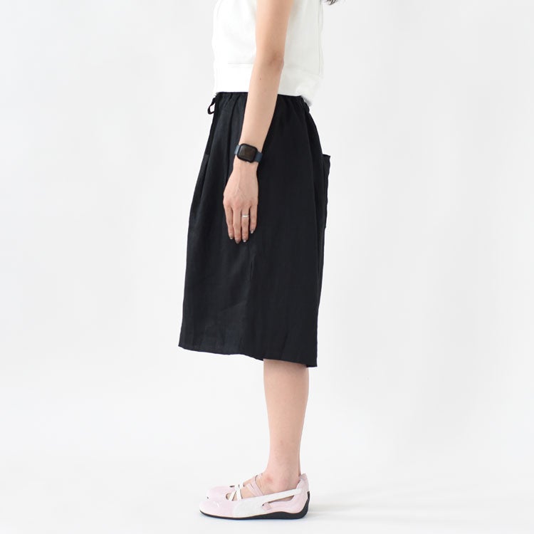 LINEN WIDE HALF PT リネンワイドハーフパンツ
