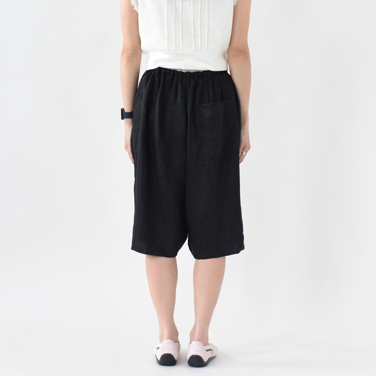 LINEN WIDE HALF PT リネンワイドハーフパンツ
