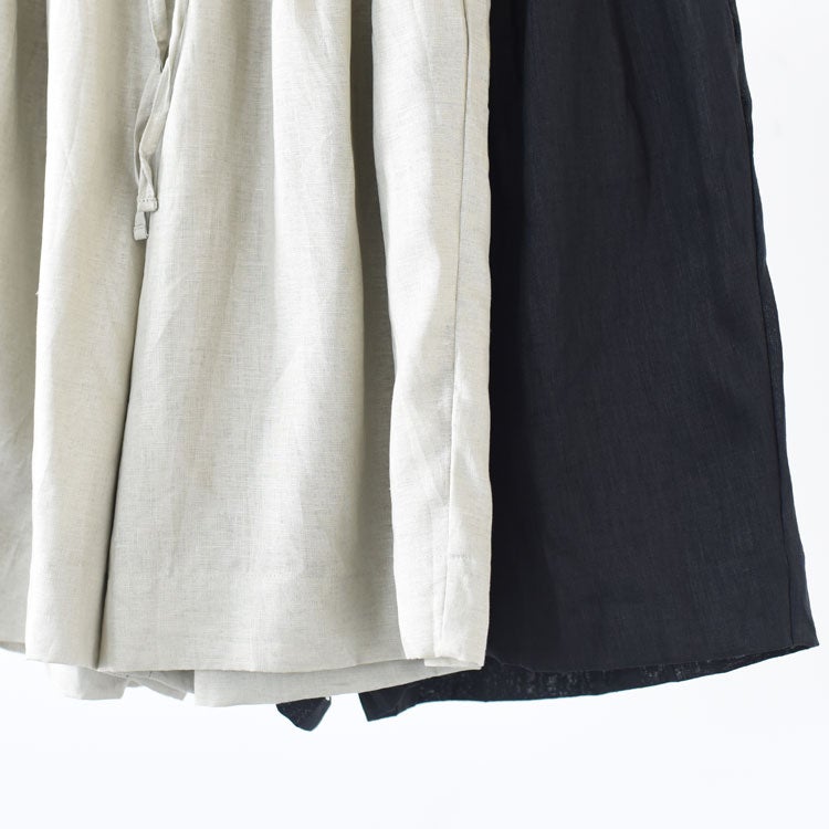 LINEN WIDE HALF PT リネンワイドハーフパンツ