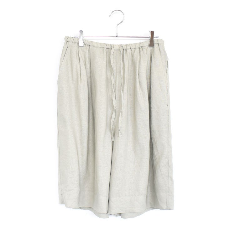LINEN WIDE HALF PT リネンワイドハーフパンツ