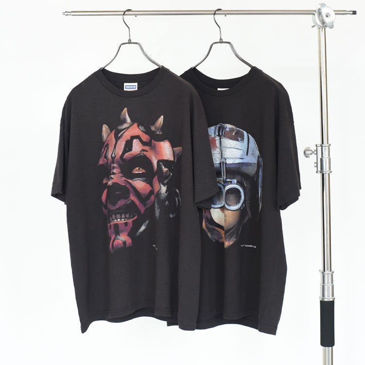 STARWARS TEE スターウォーズTシャツ/26-SW-MS-07BLA/VARIEGATOR