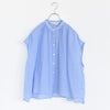 RAMIE GATHER NO SLEEVE SHIRT ラミーギャザーノースリーブシャツ
