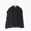 RAMIE GATHER NO SLEEVE SHIRT ラミーギャザーノースリーブシャツ