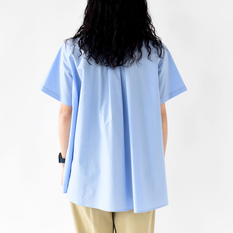 HALF SLV A LINE SHIRT ハーフスリーブAラインシャツ
