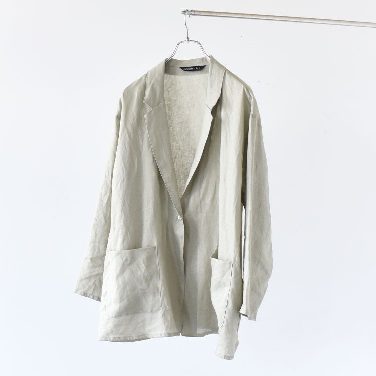 linen wide shirt JK リネンワイドシャツジャケット