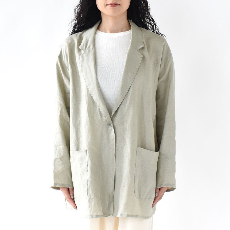linen wide shirt JK リネンワイドシャツジャケット
