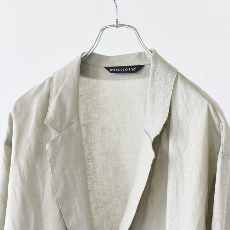 linen wide shirt JK リネンワイドシャツジャケット