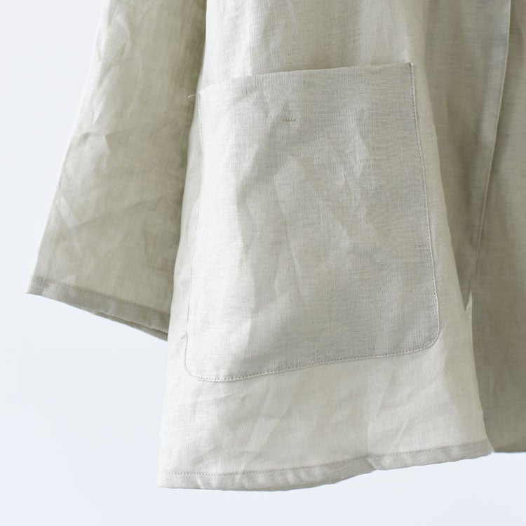 linen wide shirt JK リネンワイドシャツジャケット