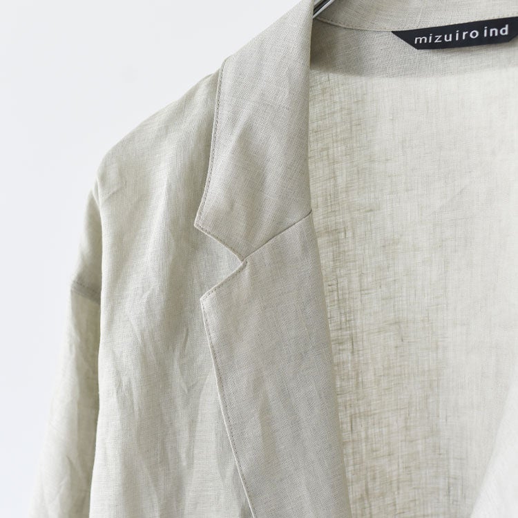 linen wide shirt JK リネンワイドシャツジャケット