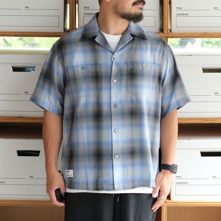 OMBRE SS SHIRT オンブレショートスリーブシャツ