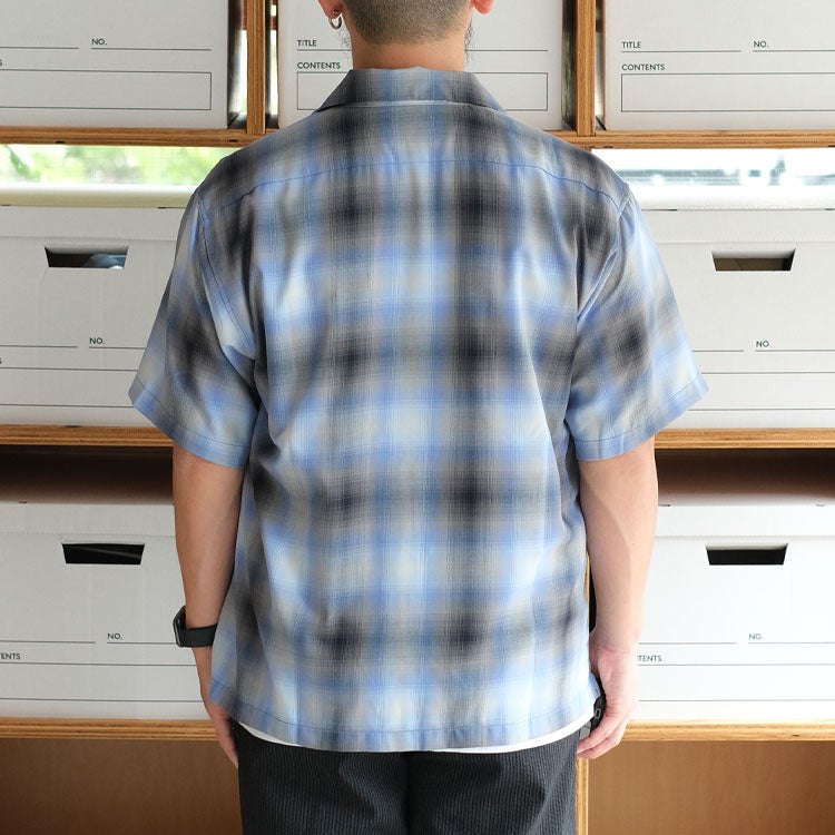 OMBRE SS SHIRT オンブレショートスリーブシャツ