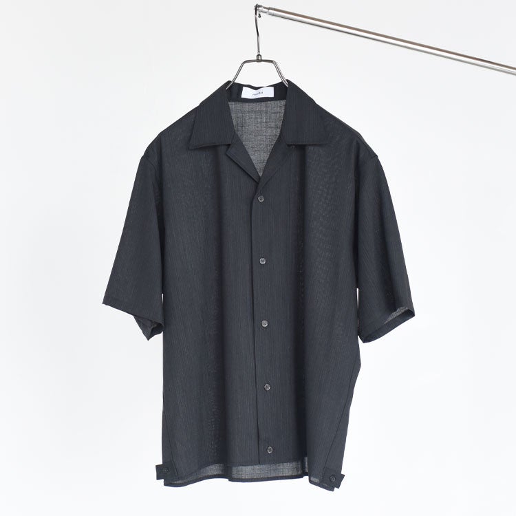 Open Collar S/S Shirt. オープンカラーショートスリーブシャツ