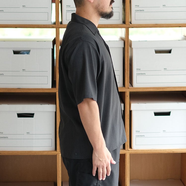 Open Collar S/S Shirt. オープンカラーショートスリーブシャツ