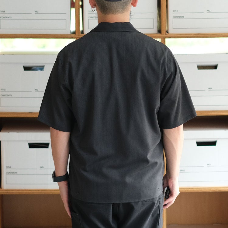 Open Collar S/S Shirt. オープンカラーショートスリーブシャツ
