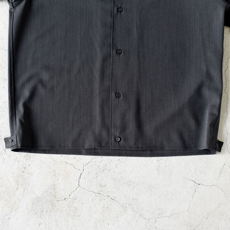 Open Collar S/S Shirt. オープンカラーショートスリーブシャツ