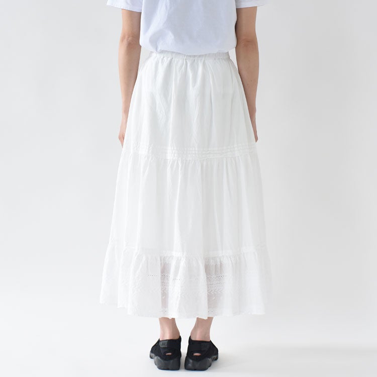 HEM LACE TIERED SK ヘムレースティアードスカート