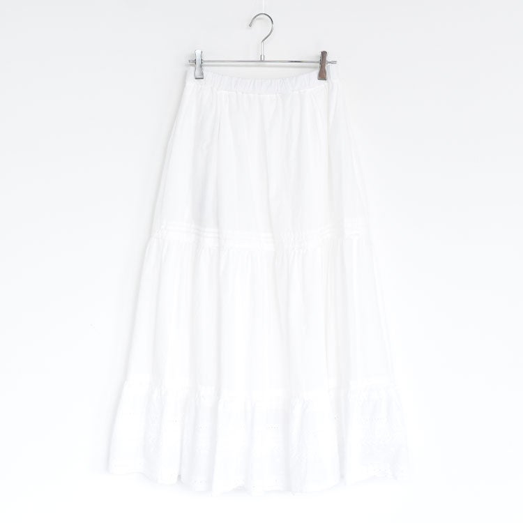 HEM LACE TIERED SK ヘムレースティアードスカート
