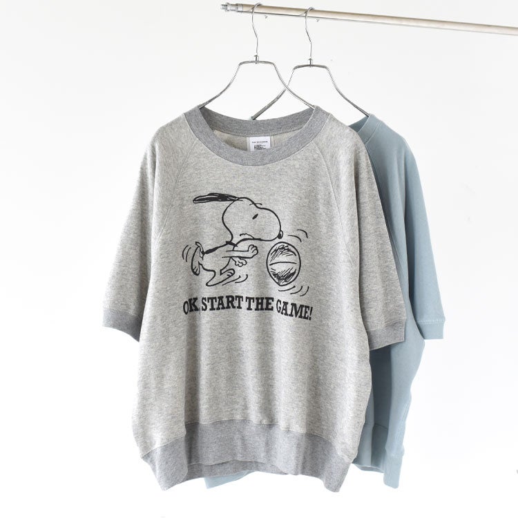 PEANUTS HALF SLEEVE SWEATSHIRT ピーナッツハーフスリーブスウェット