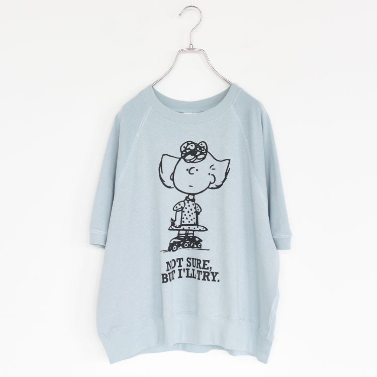 PEANUTS HALF SLEEVE SWEATSHIRT ピーナッツハーフスリーブスウェット