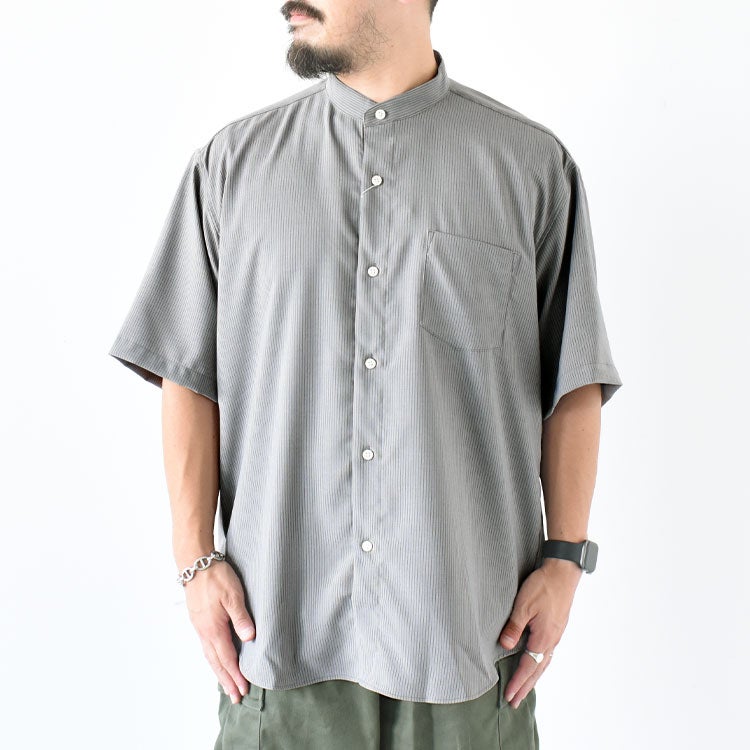 SOL AIR S/S BAND STRIPE SHIRT ソルエアー ショートスリーブ バンド ストライプシャツ