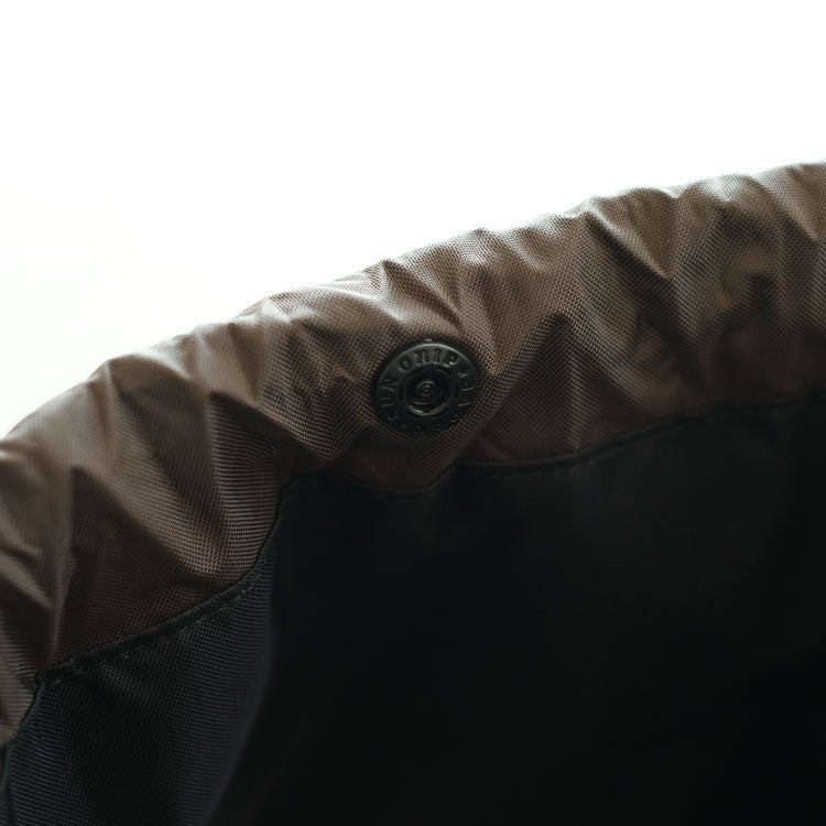 BINGOYA別注】DRAWSTRING BAG -BROWN- ドローストリング 巾着バッグ