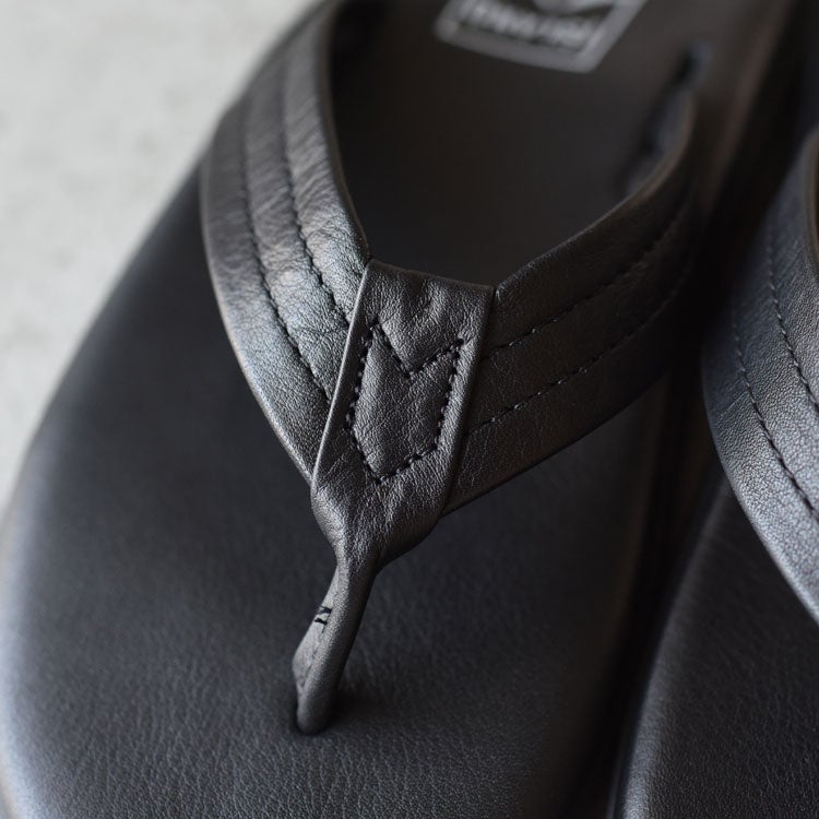 Classic Leather Black Thong クラシックレザー トングサンダル
