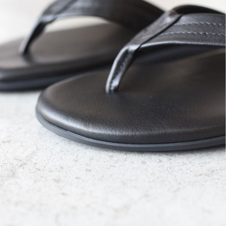 Classic Leather Black Thong クラシックレザー トングサンダル/PB202