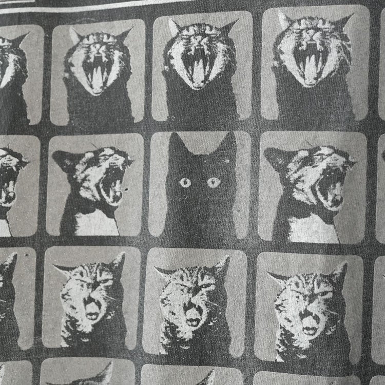 HARD SP加工20 天竺BIGサイズTシャツ(A HARD CAT'S NIGHT)