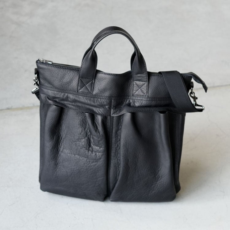 IMPERMA LEATHER HELMET BAG　インパーマレザーヘルメットバッグ