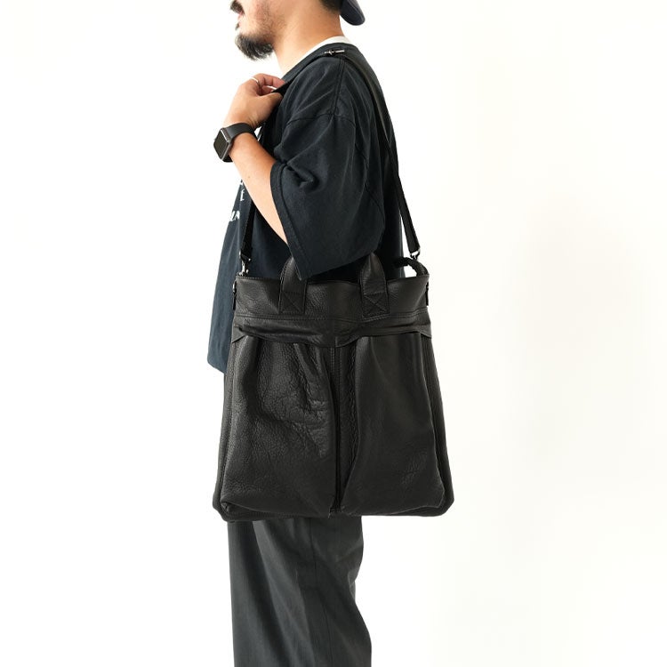 IMPERMA LEATHER HELMET BAG　インパーマレザーヘルメットバッグ