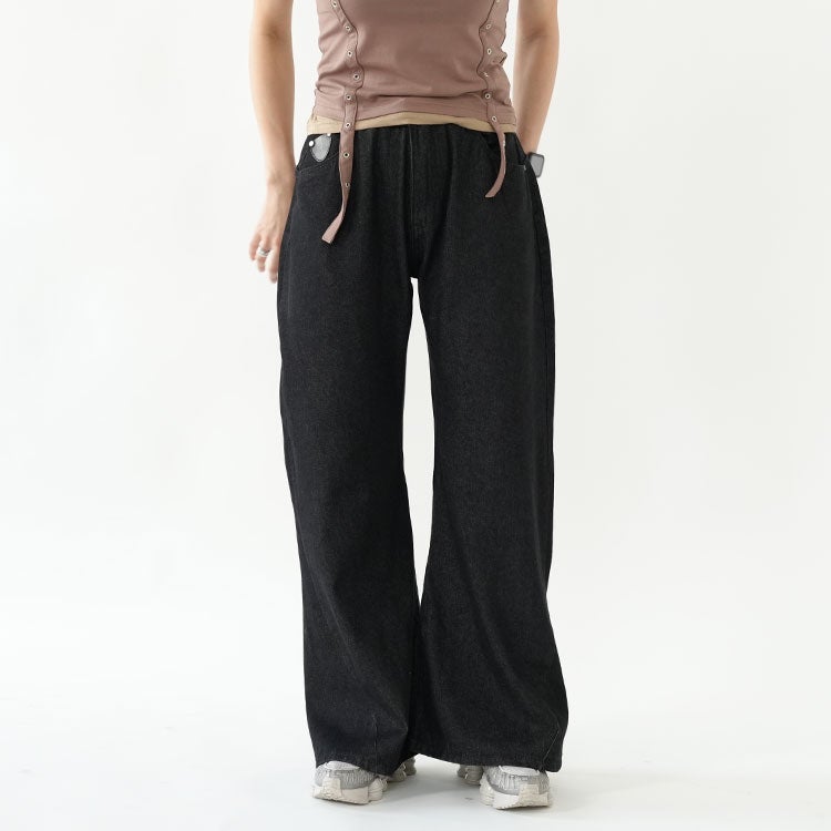 wide bell-bottom denim pants ワイド ベルボトム デニムパンツ