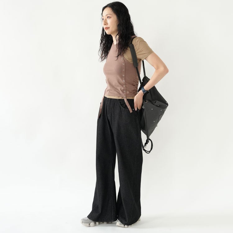 wide bell-bottom denim pants ワイド ベルボトム デニムパンツ