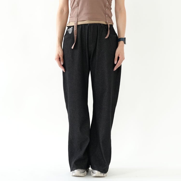 wide bell-bottom denim pants ワイド ベルボトム デニムパンツ