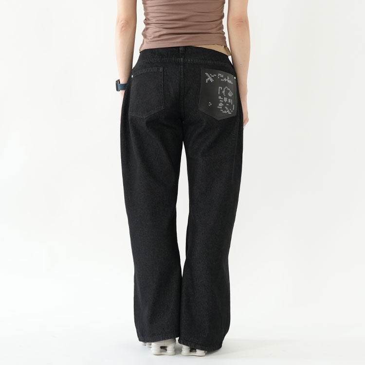 wide bell-bottom denim pants ワイド ベルボトム デニムパンツ