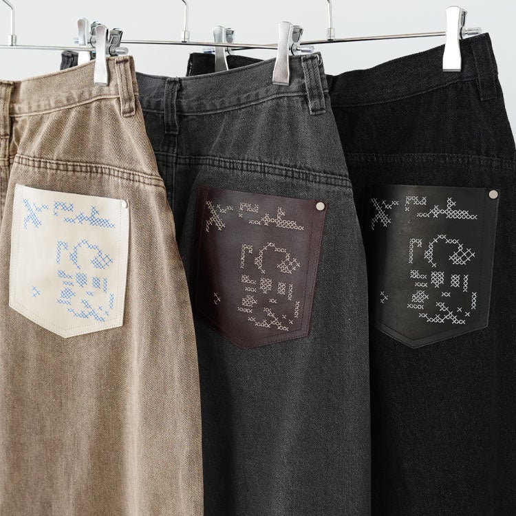 wide bell-bottom denim pants ワイド ベルボトム デニムパンツ