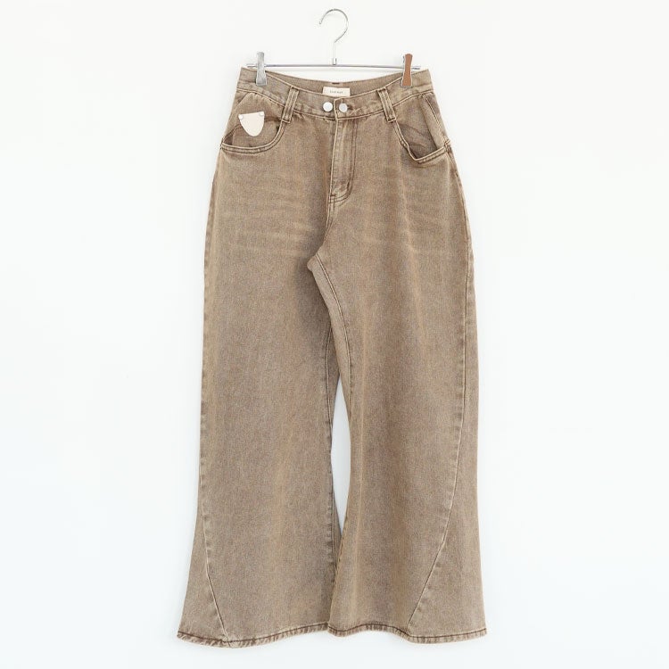 wide bell-bottom denim pants ワイド ベルボトム デニムパンツ