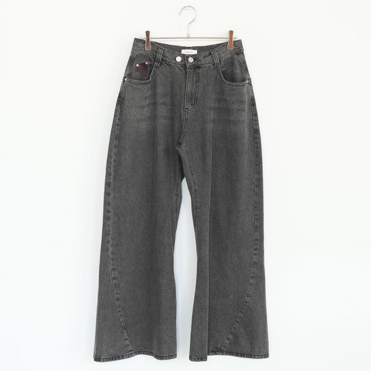 wide bell-bottom denim pants ワイド ベルボトム デニムパンツ