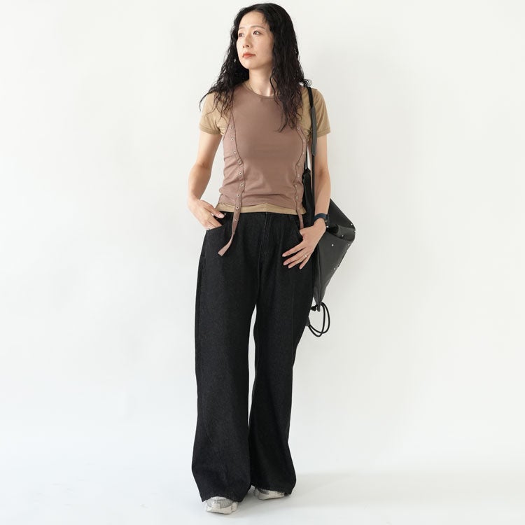 2piece layered tank tee レイヤードタンクTシャツ