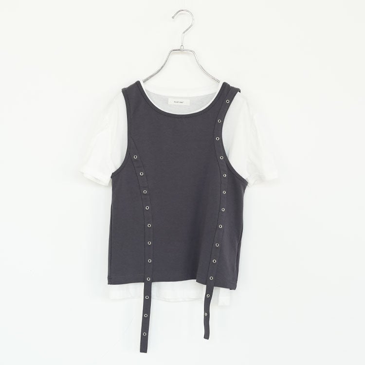 2piece layered tank tee レイヤードタンクTシャツ