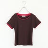 layered crewneck tee レイヤード クルーネックTシャツ