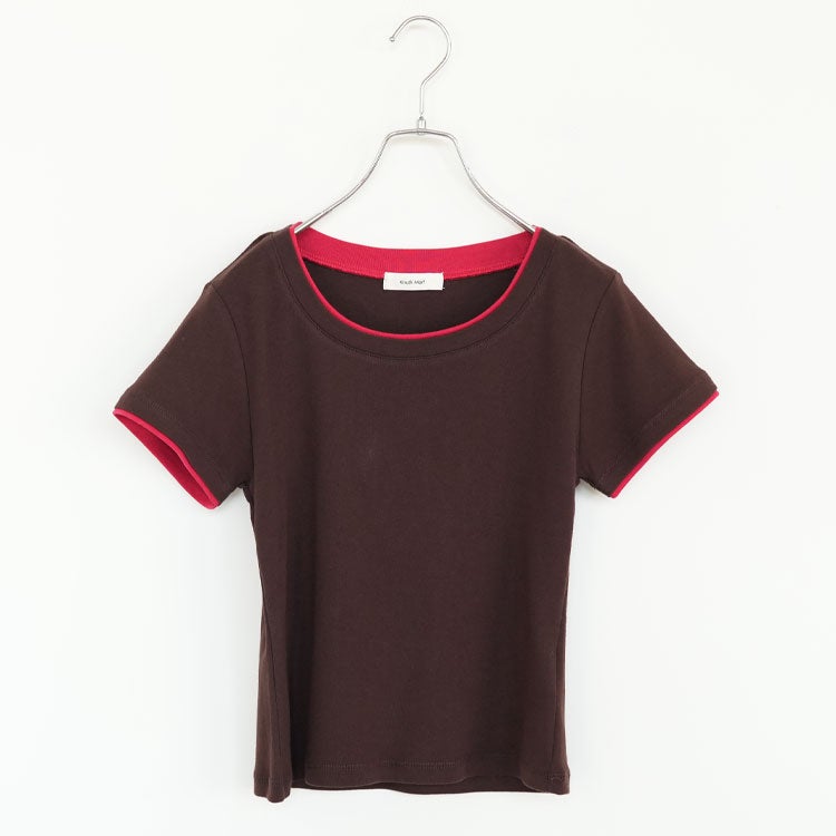 layered crewneck tee レイヤード クルーネックTシャツ