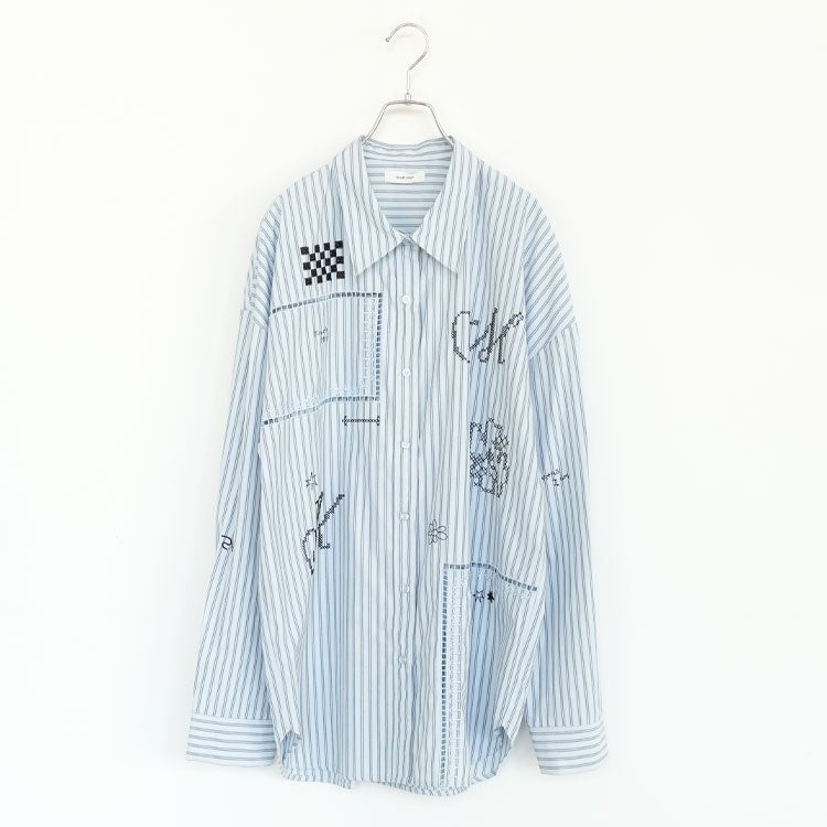 embroidered shirt(unisex) エンブロイダリーシャツ