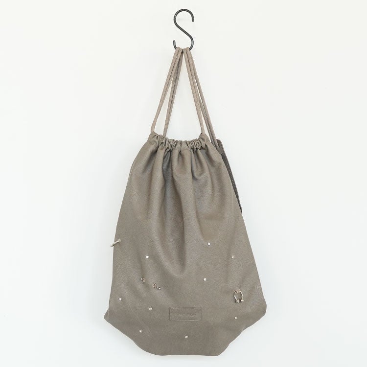 leather drawstring bag レザー ドローストリングバッグ